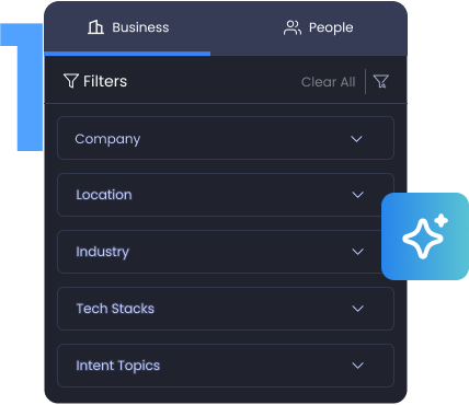 Search with AI or use filters